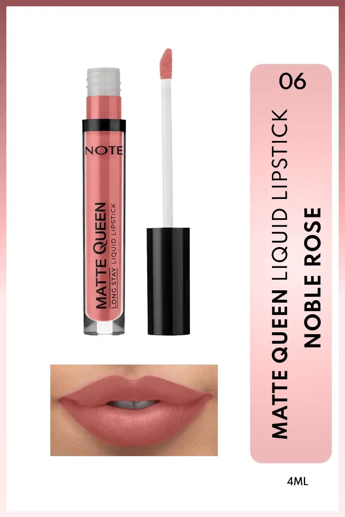 Note Cosmetics Matte Queen Lipstick Serisi: Modern ve Doğal Dudaklar İçin Kalıcı Ruj