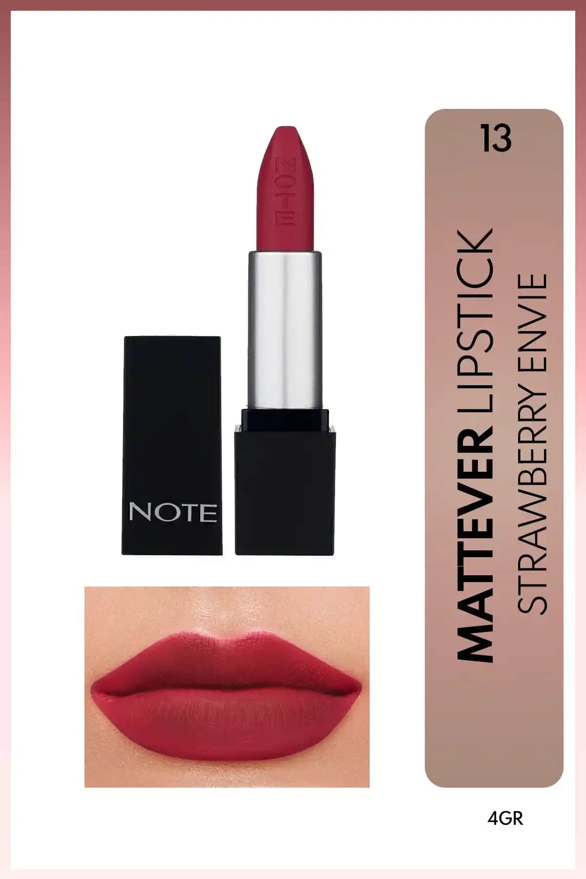 Note Cosmetics Mattever Lipstick: Kalıcı ve Doğal Görünüm Sunan Mat Ruj Koleksiyonu