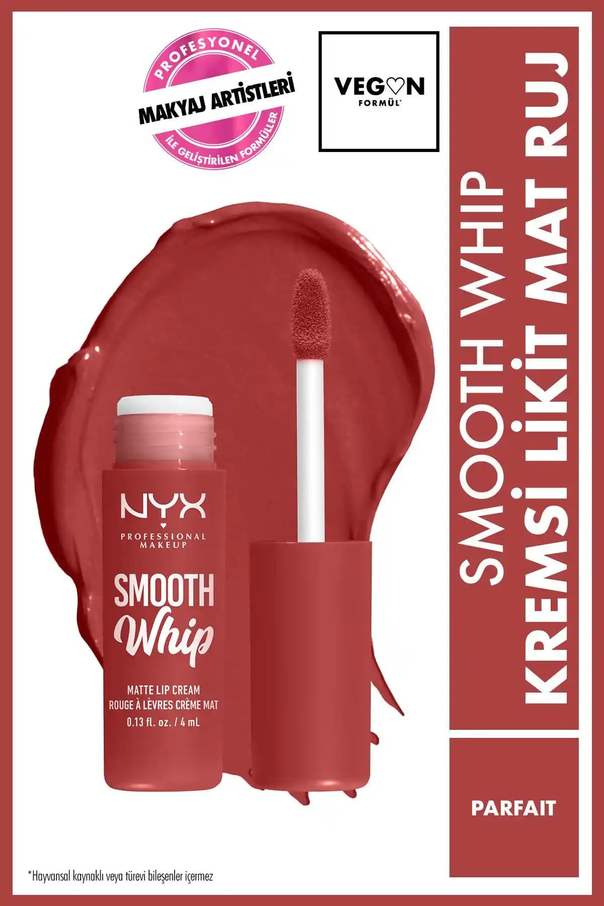 NYX Smooth Whip Kremsi Likit Mat Ruj Parfait İncelemesi ve Kullanıcı Yorumları