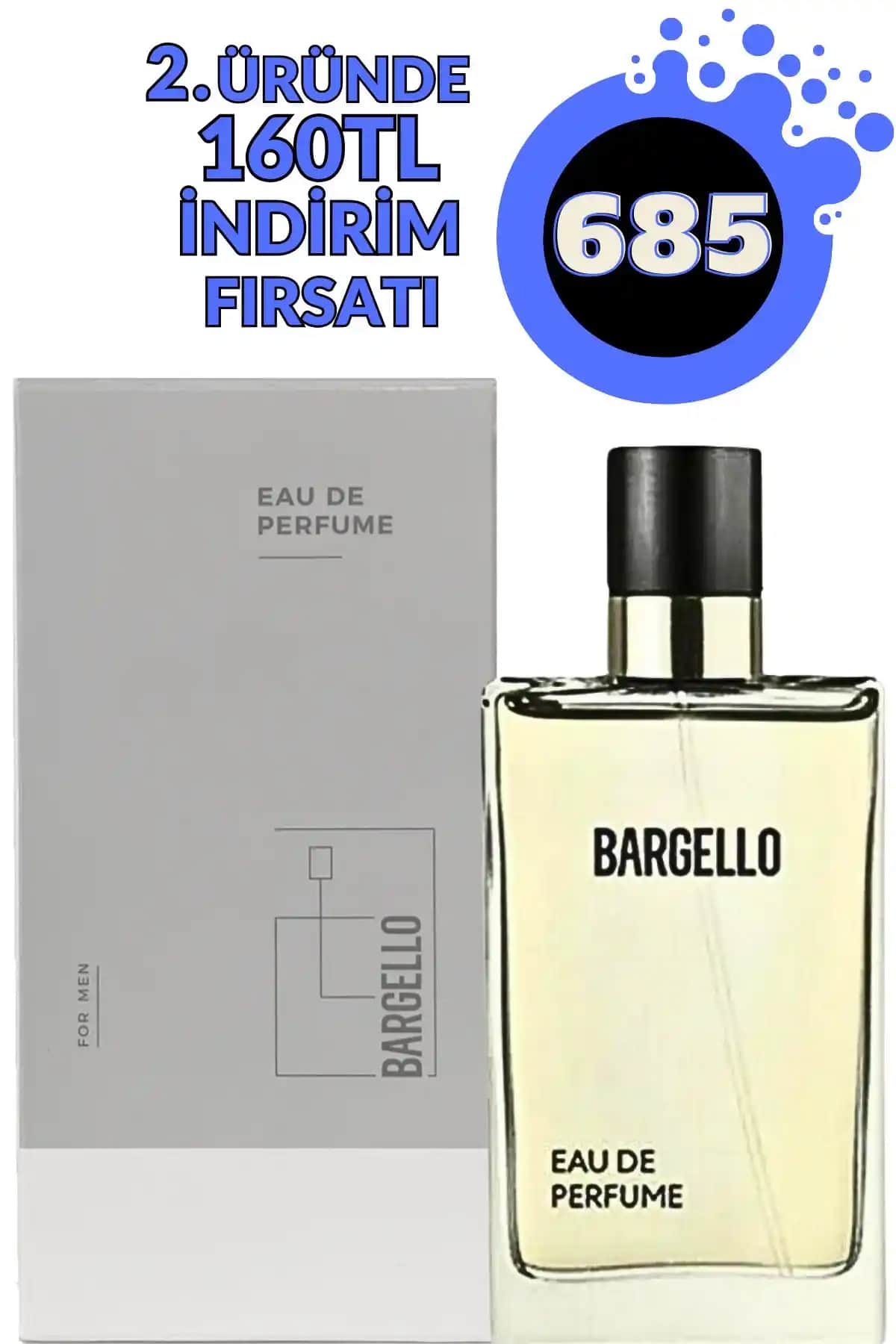 Bargello 685 Fresh EDP 50 ml: Erkekler İçin Taze ve Kalıcı Parfüm