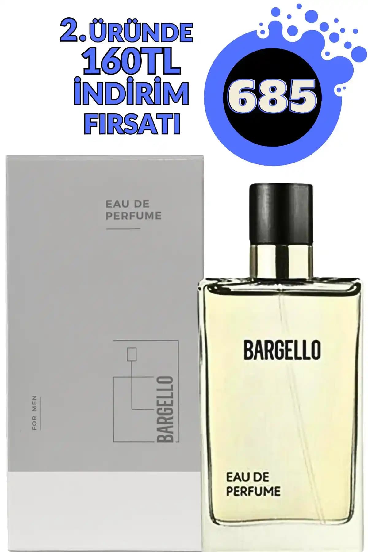Bargello 685 Fresh EDP 50 ml: Erkekler İçin Taze ve Kalıcı Parfüm