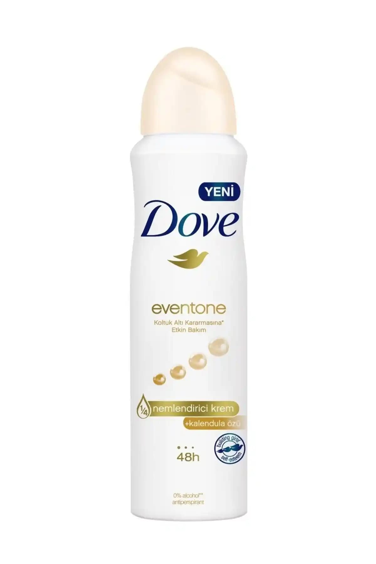Dove Eventone Sprey 150 Ml ile Doğal Güzellik ve Cilt Bakımı Sağlayın