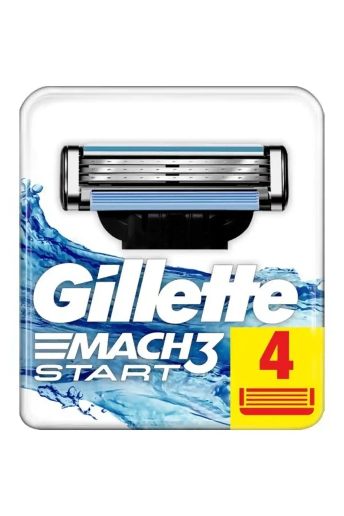 Gillette Mach3 Start Traş Bıçağı Yedek Başlığı - 4 Adet Pakette