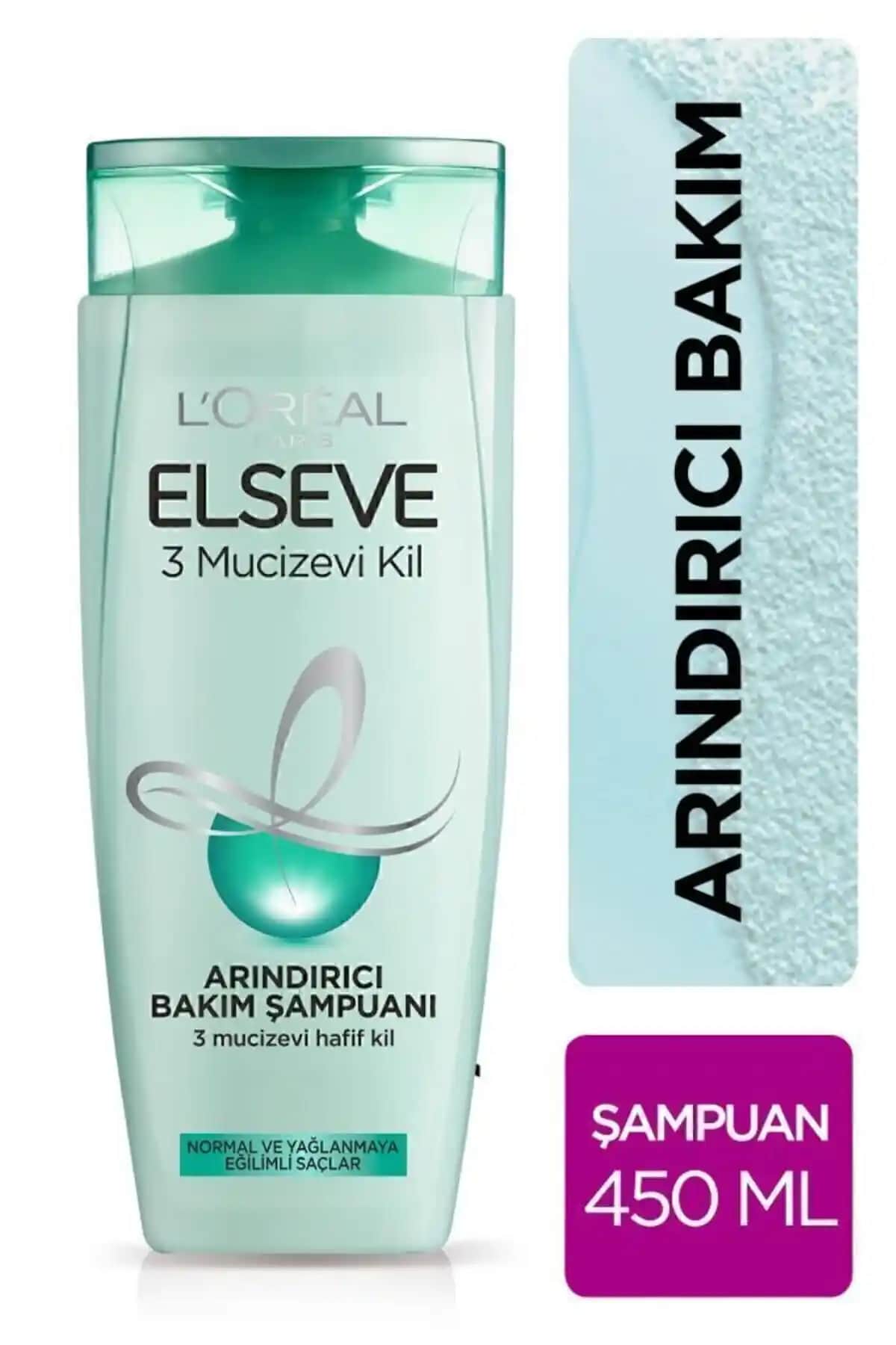 L'Oréal Paris Elseve 3 Mucizevi Kil Şampuanı ile Saç Bakımı