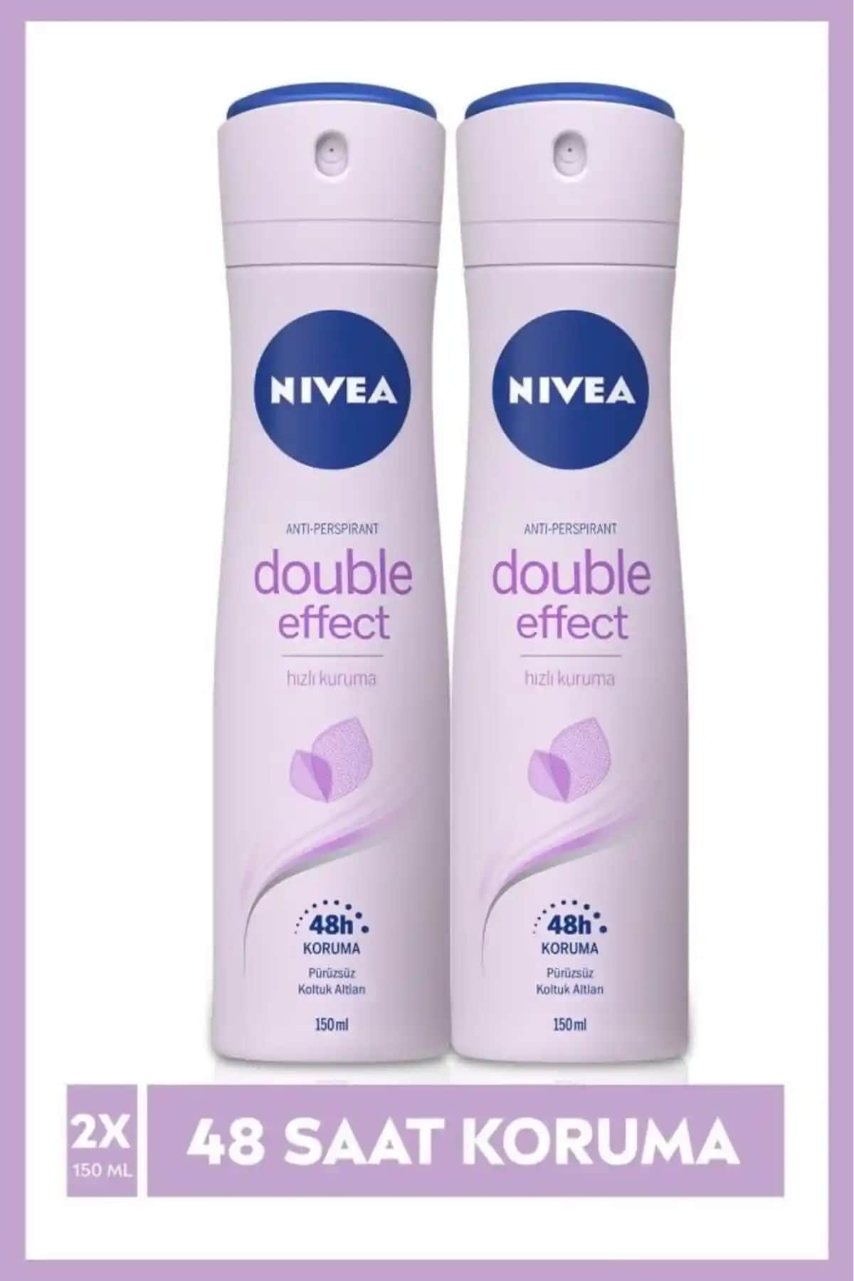 NIVEA Double Effect Mor Düşler Deosprey: Etkili Ferahlık ve Koruma