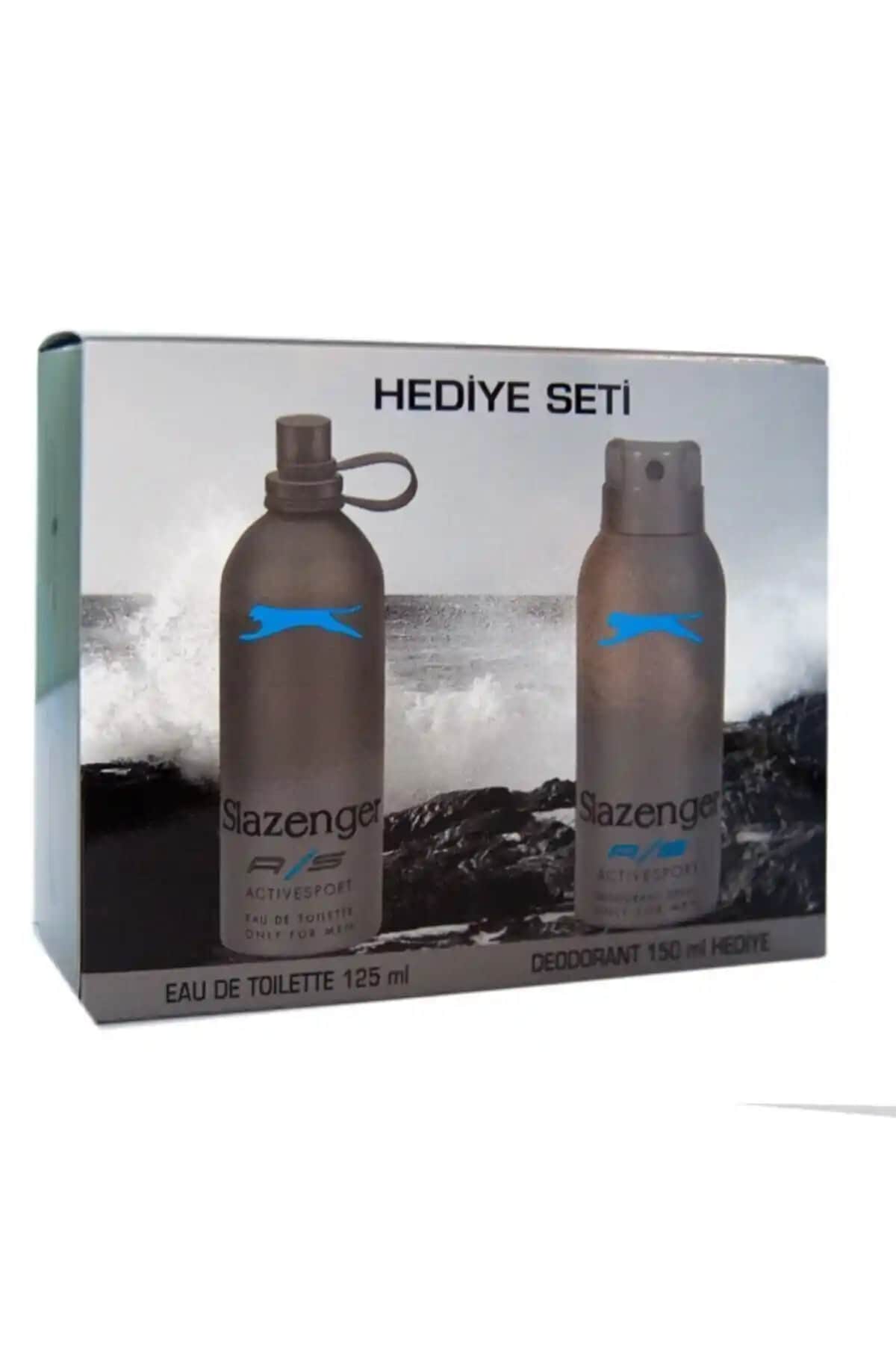 Slazenger Edt Active Sport 125 ml Deo Mavi ile Gün Boyu Ferahlık