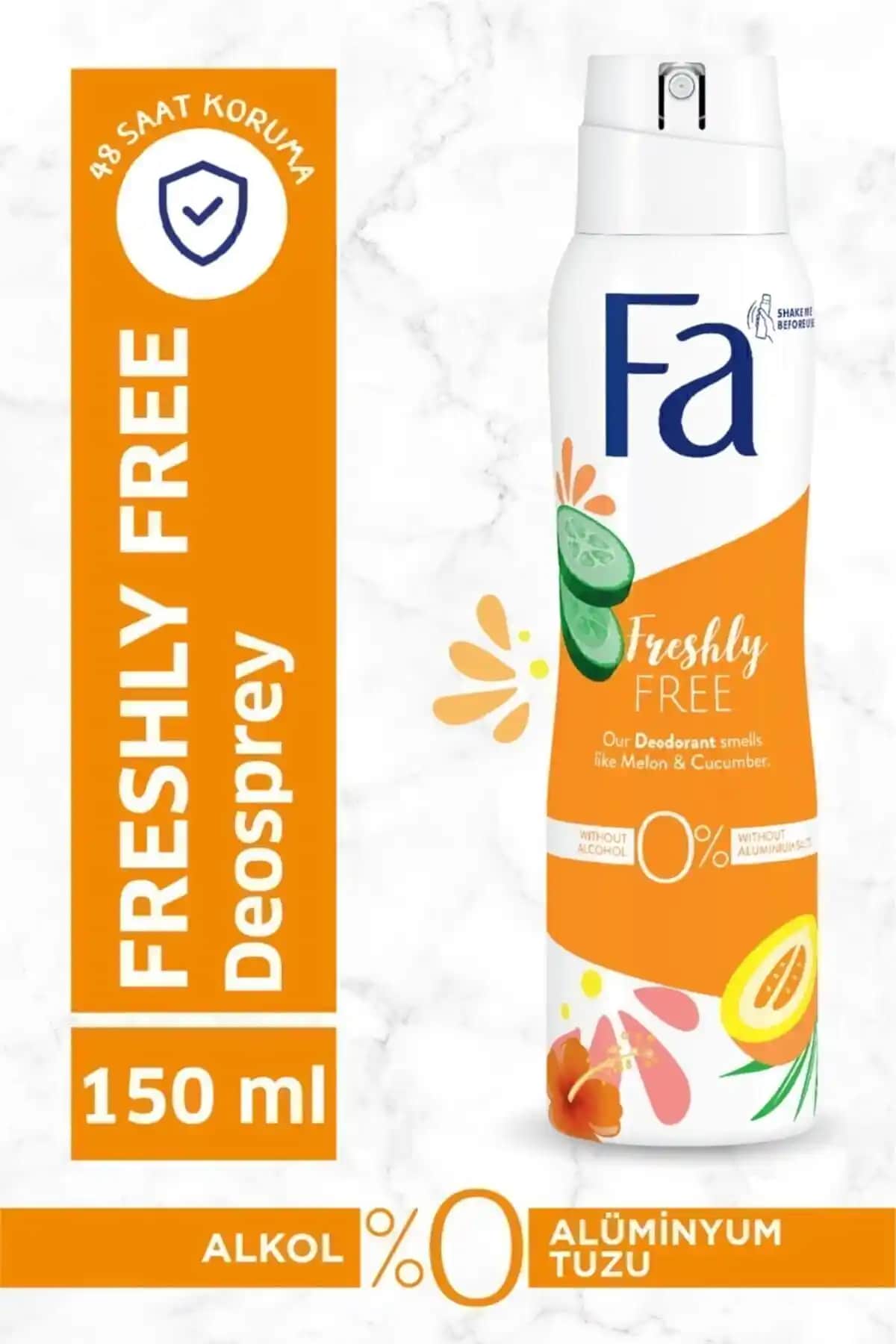 Fa Freshly Free Salatalık Kavun Deosprey: Ferahlık ve Koruma