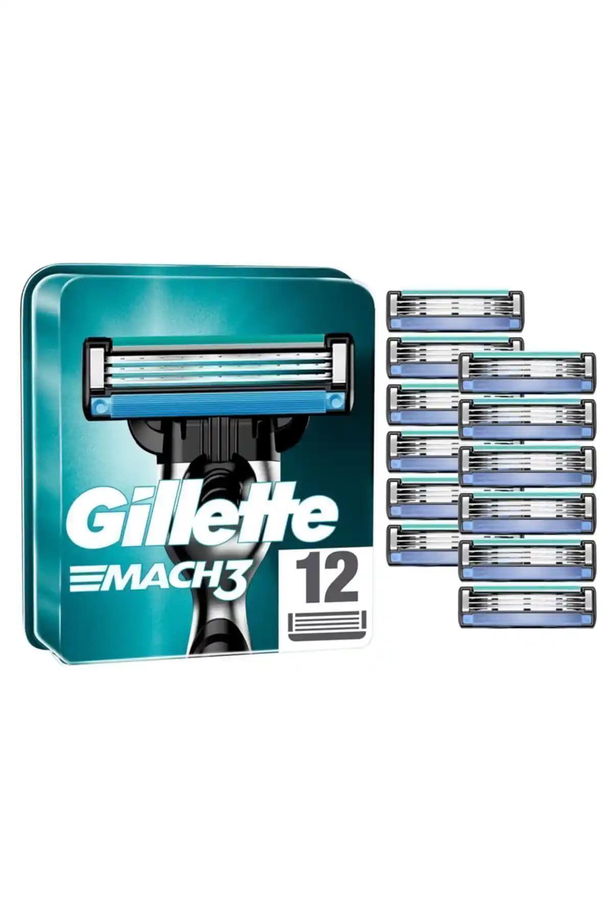 Gillette Mach3 Yedek Tıraş Bıçağı 12'li - İnceleme ve Kullanıcı Yorumları