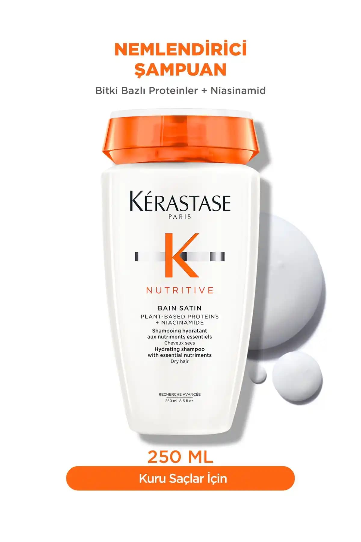 Kerastase Nutritive Bain Satin: Kuru Saçlar İçin Nemlendirici Şampuan