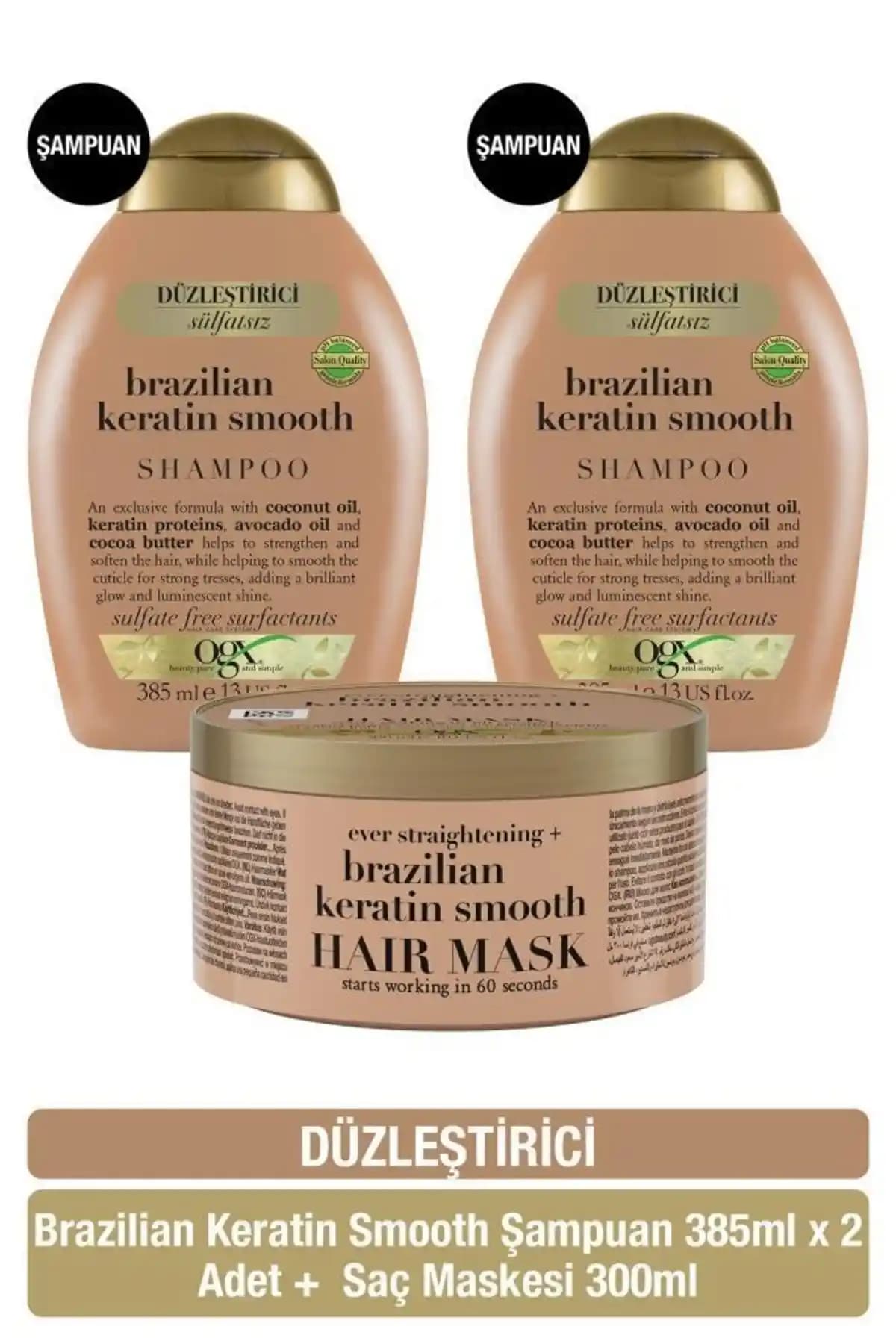 OGX Düzleştirici Brazilian Keratin Smooth: Etkili Saç Bakım Ürünleri
