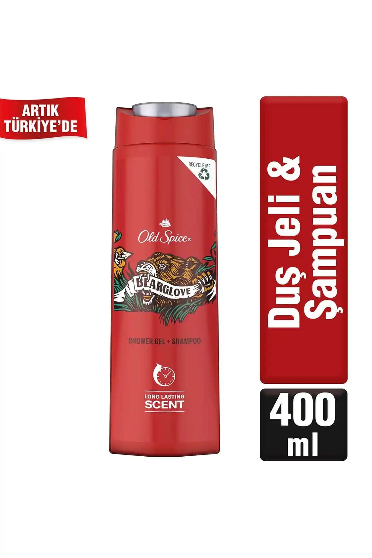 Old Spice Duş Jeli ve Şampuan 400 ml Bearglove Hakkında Bilgiler