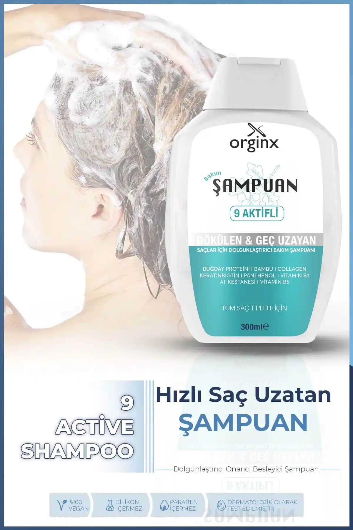 Orginx Kolajen ve Keratin Saç Dökülmesine Karşı Şampuanın Faydaları ve Kullanımı