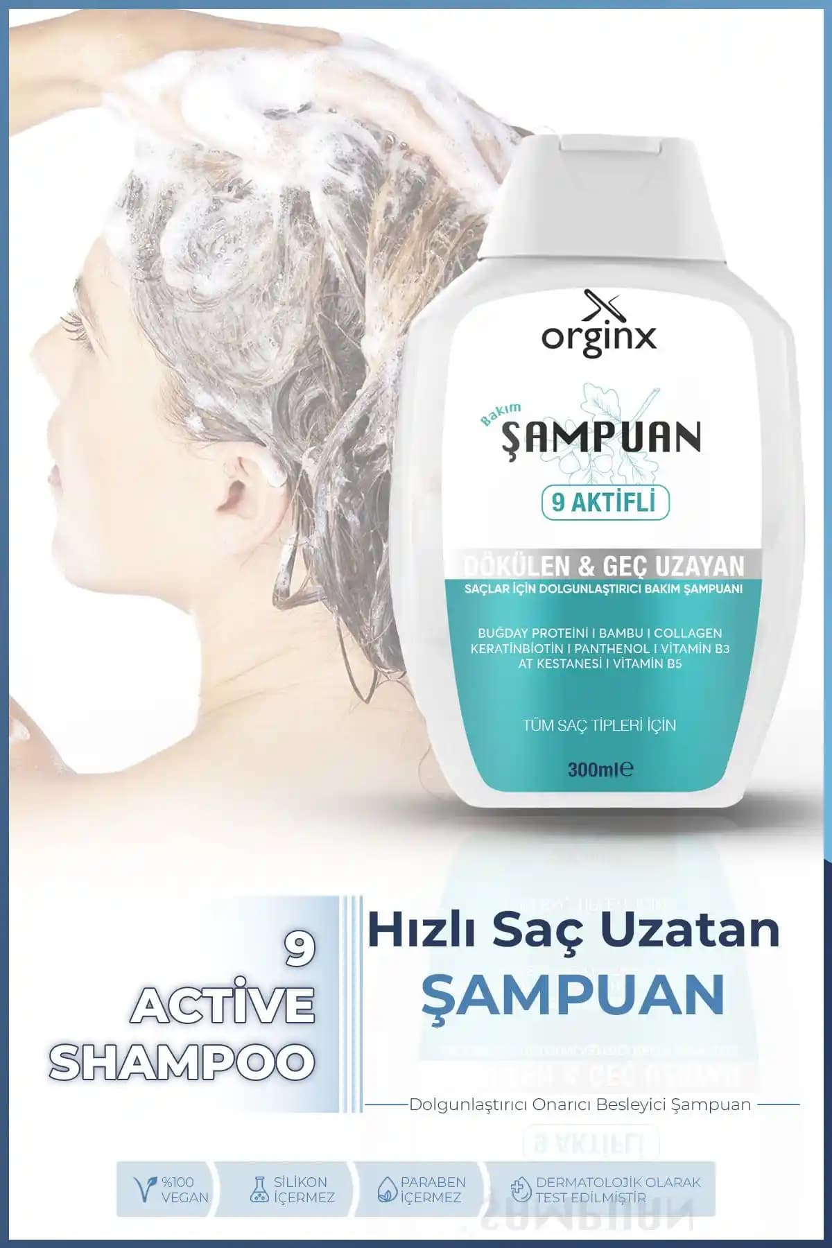 Orginx Kolajen ve Keratin Saç Dökülmesine Karşı Şampuanın Faydaları ve Kullanımı