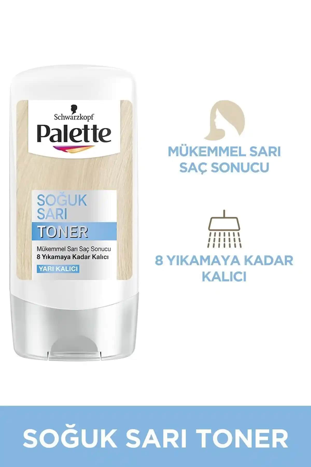 Palette Toner Soğuk Sarı Blonder ile Sarı Saç Renkleri Elde Etme Yöntemleri