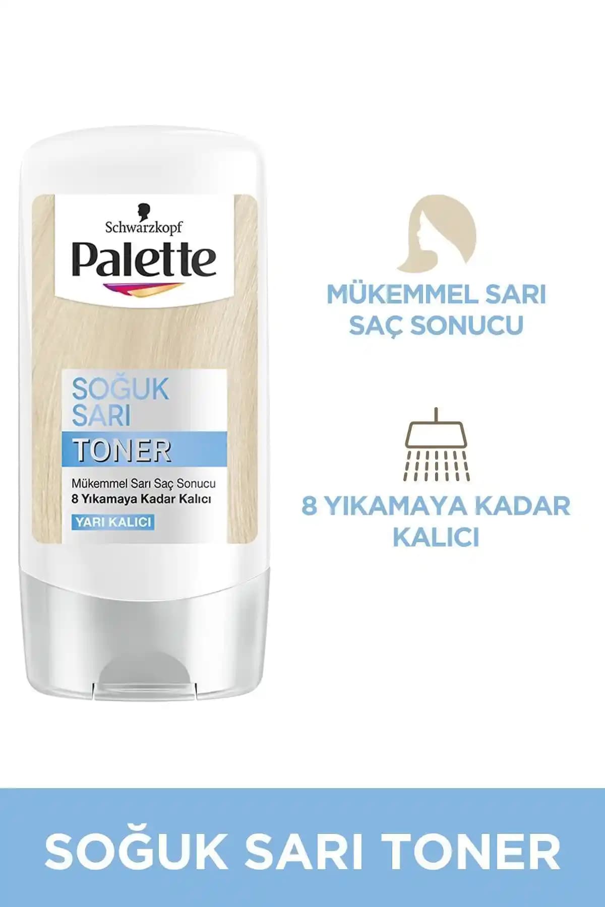 Palette Toner Soğuk Sarı Blonder ile Sarı Saç Renkleri Elde Etme Yöntemleri