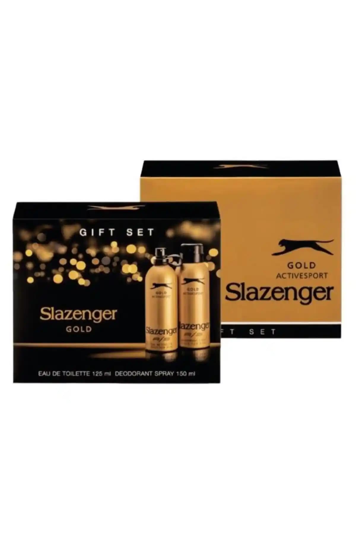 Slazenger Gold EDT ve Deodorant Seti ile Ferah ve Kalıcı Koku Deneyimi