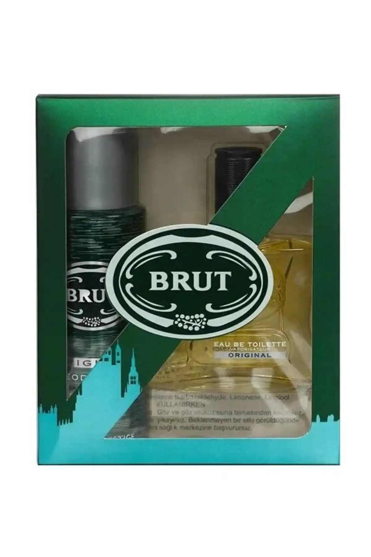 Brut Original EDT 100 ml ve Deodorant 200 ml Erkek Parfüm Seti Tanıtımı