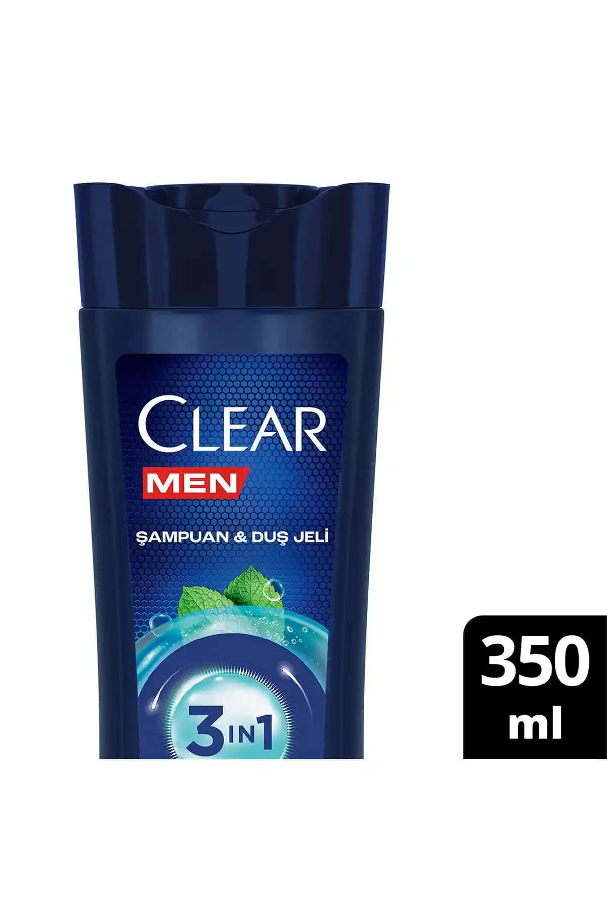 Clear Men 3 In 1 Şampuan ve Duş Jeli ile Ferahlatıcı Temizlik Deneyimi
