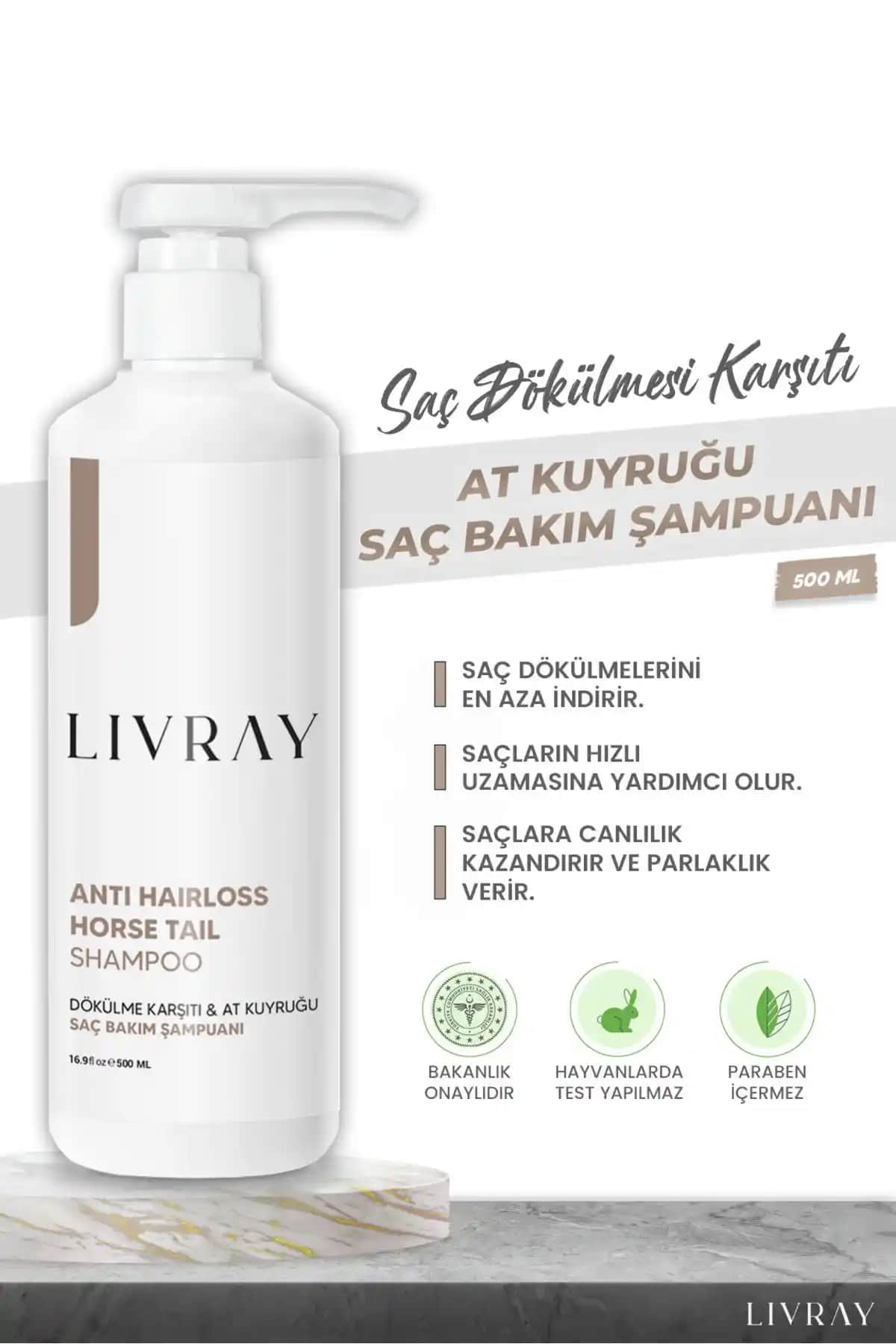 Livray At Kuyruğu Şampuanı: Saç Dökülmesi İçin Etkili Doğal Çözüm