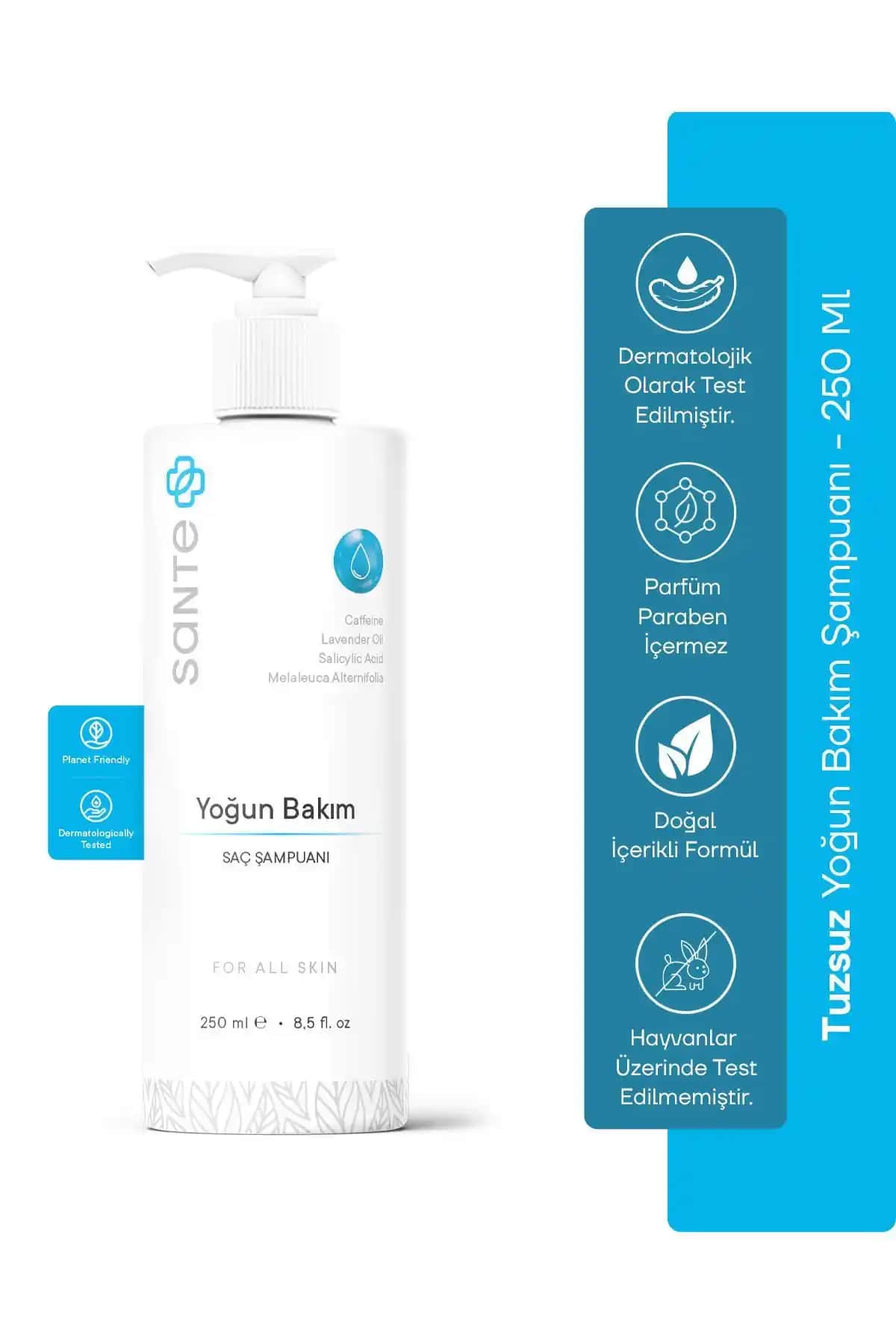 SantePlus Yağlı Saçlar İçin Kepeğe Karşı Yoğun Bakım Şampuanı