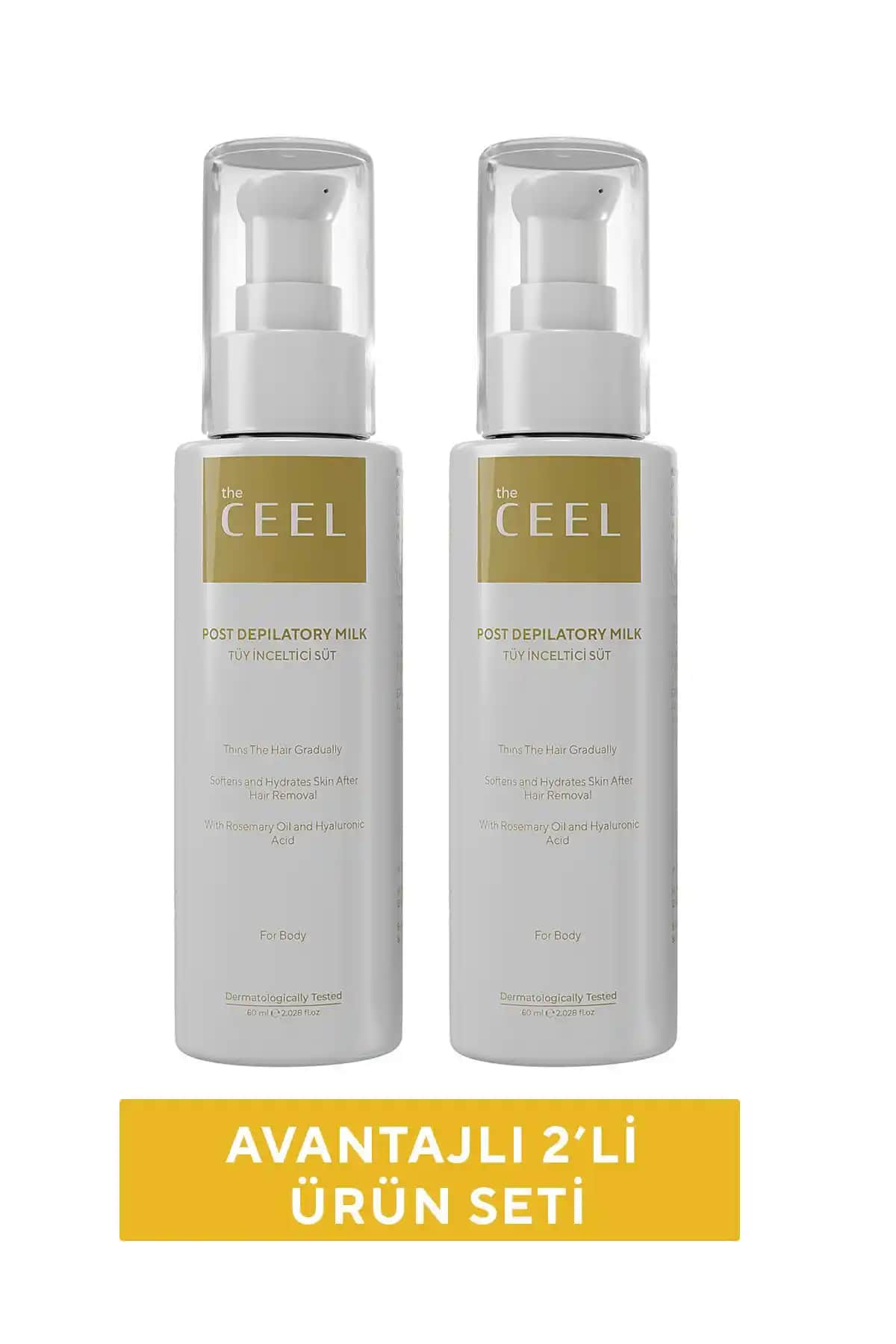 The Ceel 2'li Tüy ve Nemlendirici Süt ile Cilt Bakımında Doğal Çözüm