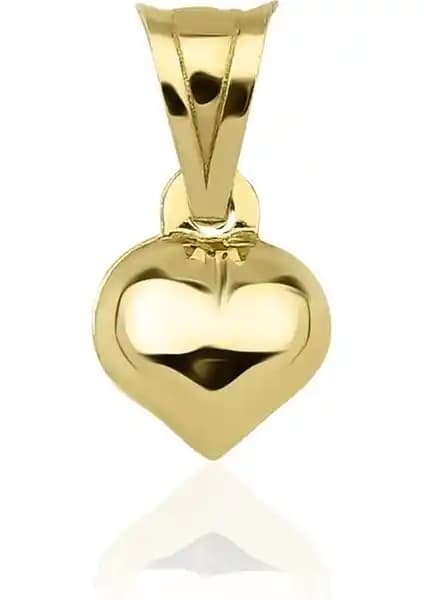 14 Ayar Altın Kalpli Kolye Ucu: Zarif ve Anlamlı Tasarım ile Günlük Şıklık