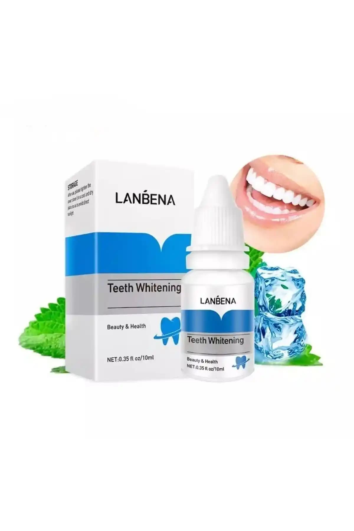 2K Lanbena Borlu Diş Taşı Temizleme Serumu: Hızlı ve Güvenilir Diş Beyazlatma Çözümü