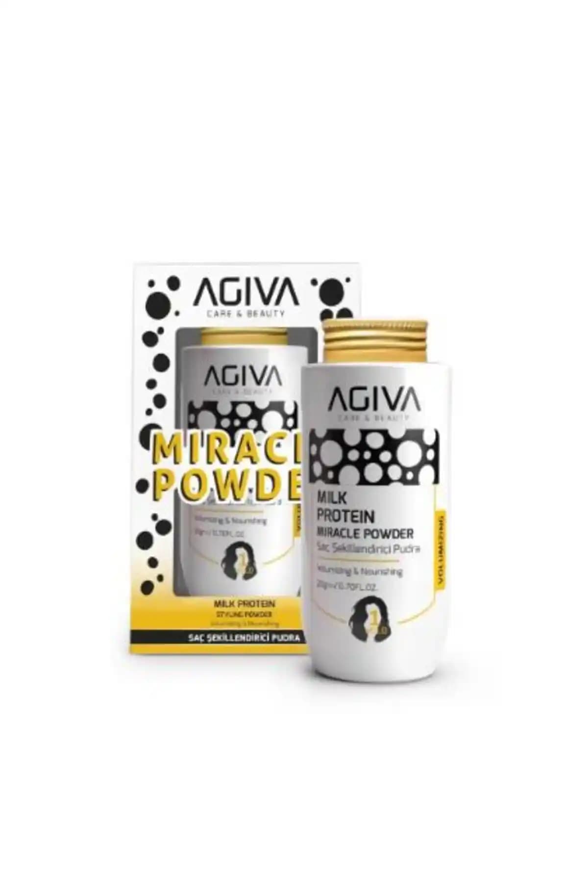 Agiva Milk Protein Saç Şekillendirici Pudra Wax: Doğal ve Kalıcı Saç Hacmi Sağlayan Ürün