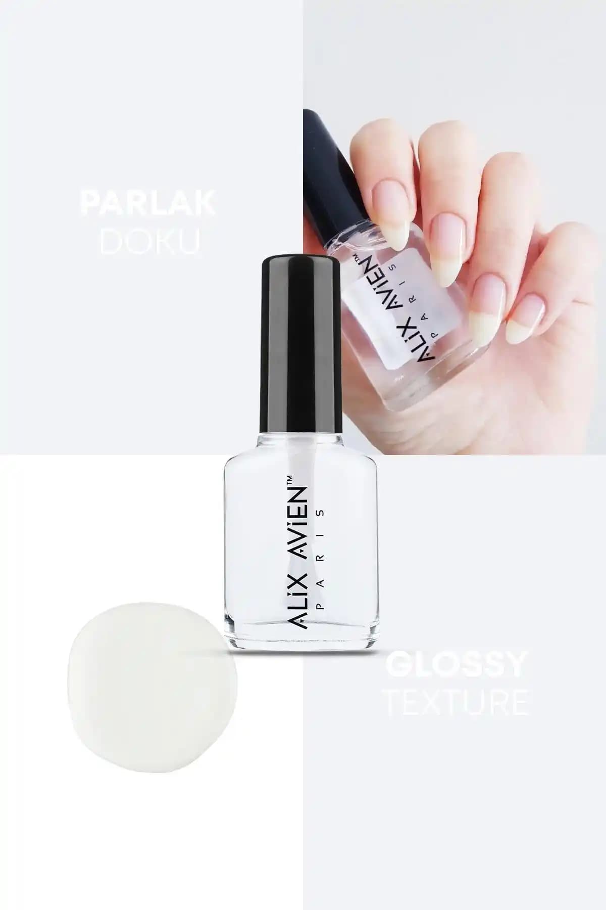 Alix Avien Şeffaf Oje Cila 01: Uzun Süreli Parlaklık ve Dayanıklılık Sunan Kaliteli Seçenek