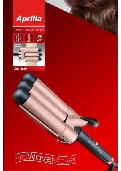 Aprilla Hızlı 3'lü Su Dalgası Maşası: Yüksek Performanslı ve Kullanıcı Dostu Saç Şekillendirme Cihazı