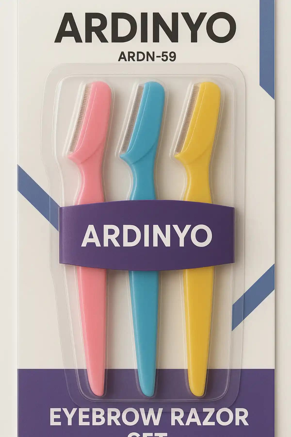 Ardinyo Yüz Jileti ve Kaş Usturası: Hassas ve Çok Yönlü Güzellik Bakım Aracı