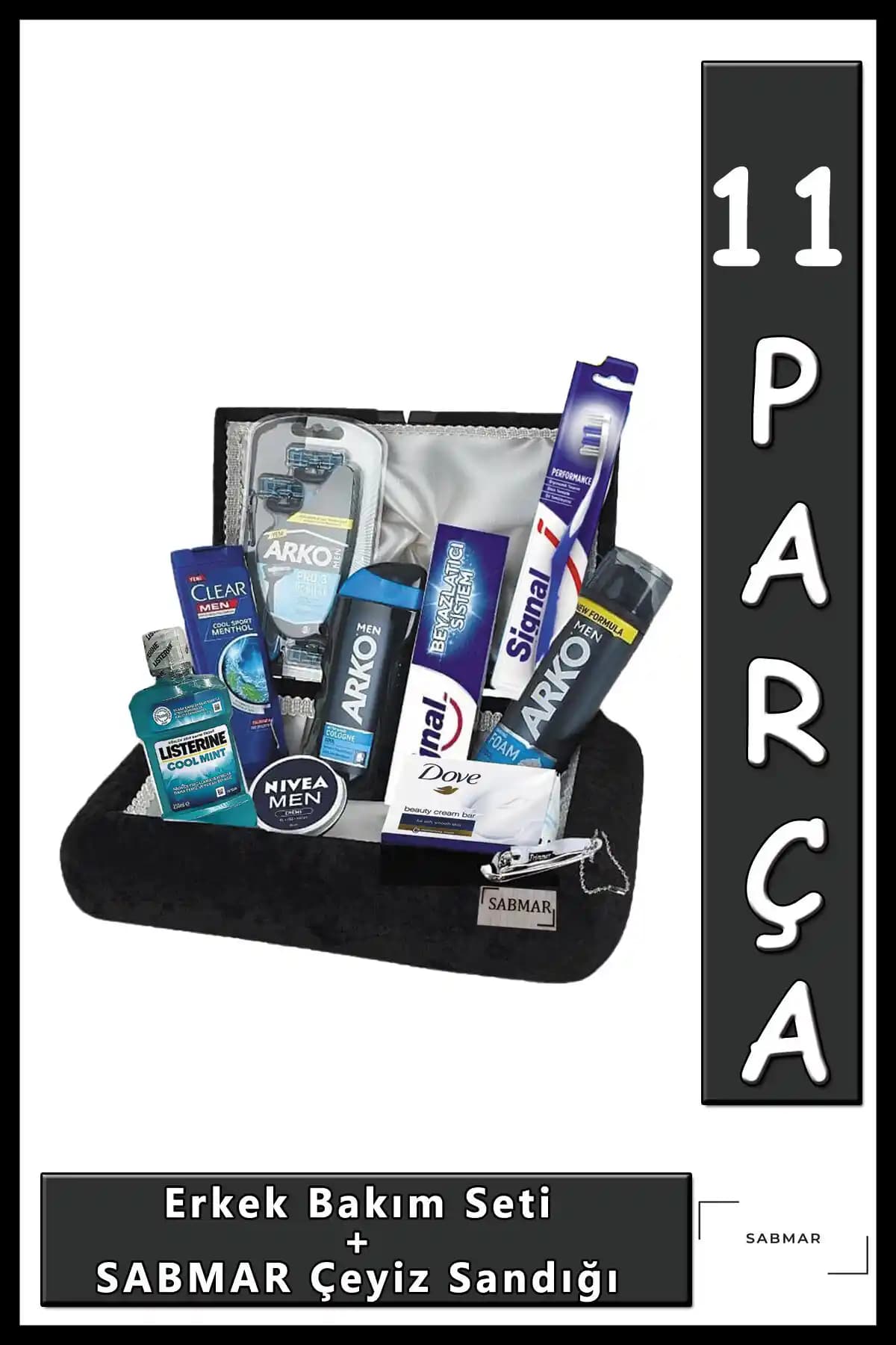 Arko Men Damat Bohçası: Şık ve Fonksiyonel Erkek Bakım Seti Düğün ve Nişan İçin