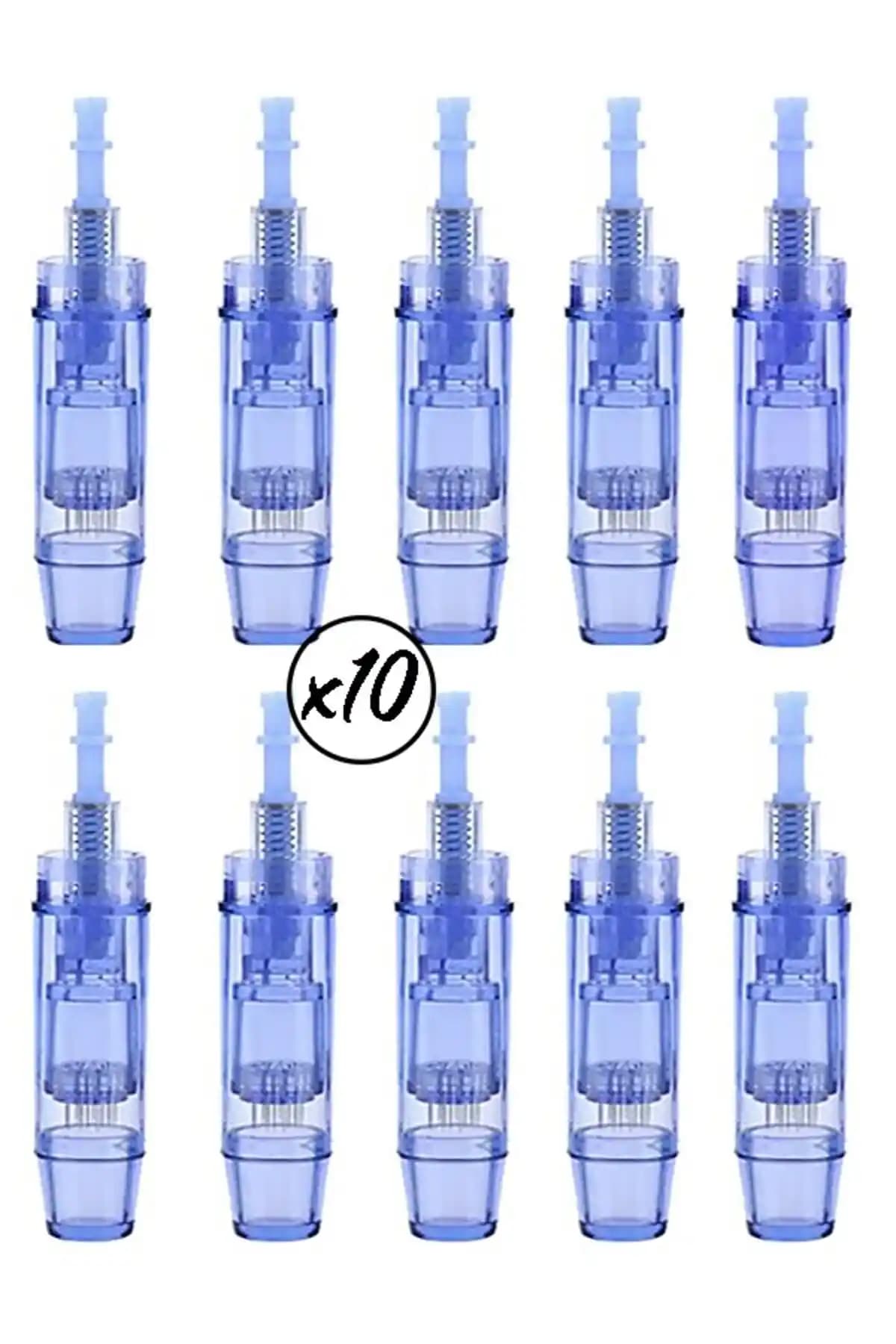 Armonikonya 10 Adet 24 Pin Kapaklı Dr.pen Iğne Seti Profesyonel Cilt Bakımı İçin