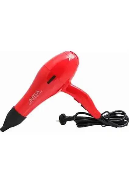 Astra SW-8818 Kırmızı Profesyonel Fön Makinesi Güçlü Performans ve Şık Tasarım