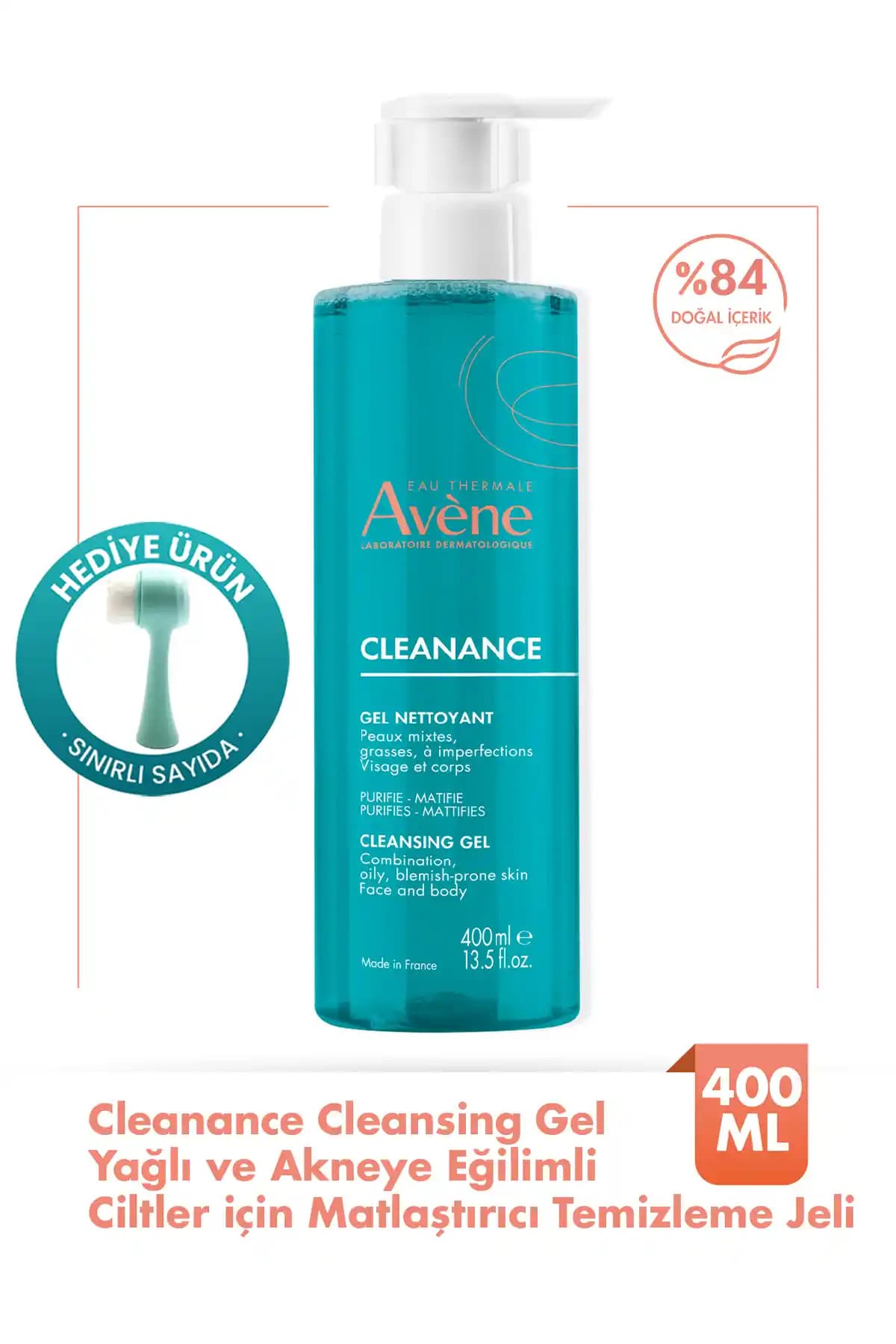 Avene Cleanance Matlaştırıcı Temizleme Jeli: Yağlı ve Akne Eğilimli Ciltler İçin Etkili Çözüm