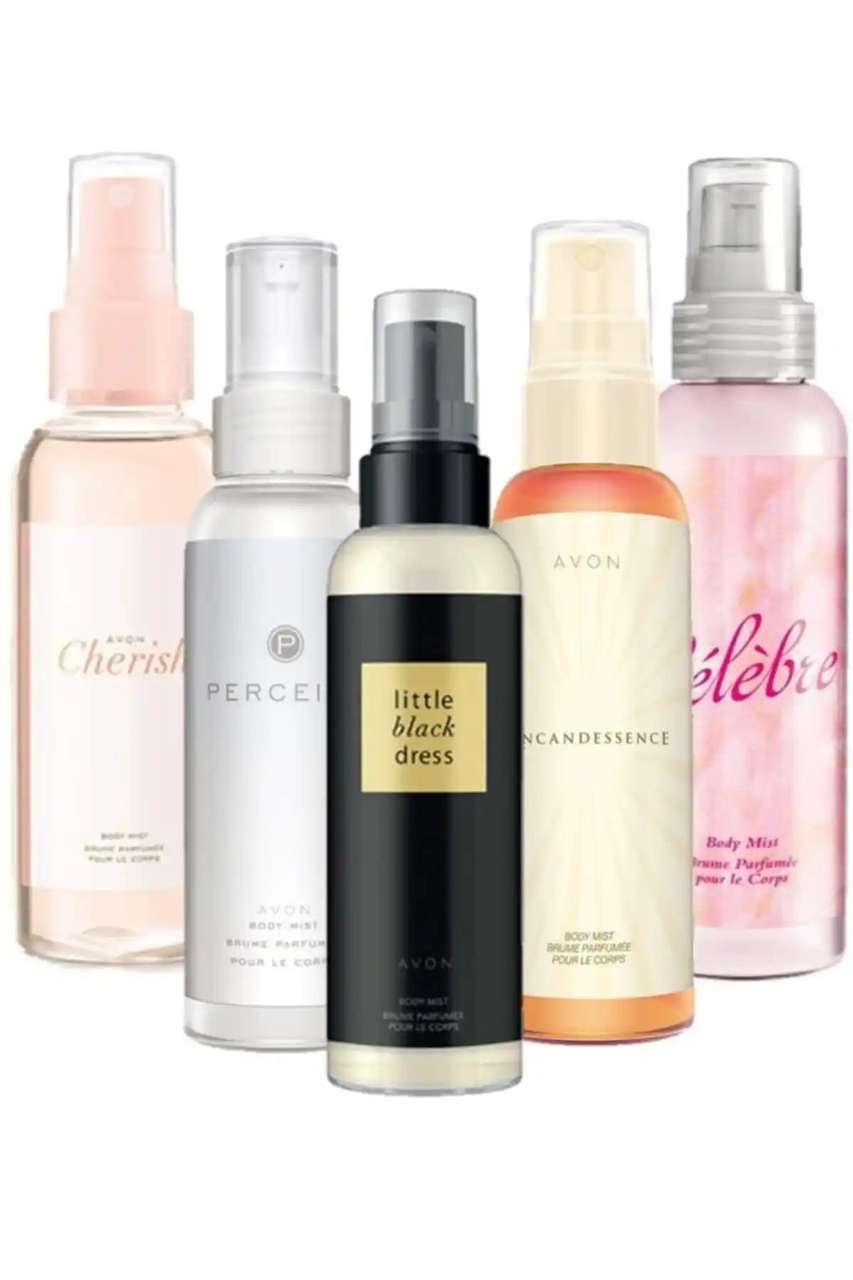 Avon Belinay Body Mist Parfümlü Vücut Spreyi 5'li Paket Kadınlar İçin Günlük Ferahlatıcı Koku