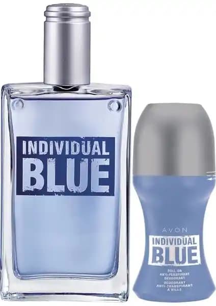 Avon Individual Blue Erkek Parfüm ve Roll-On Seti: Ferah ve Kalıcı Mavi Koku