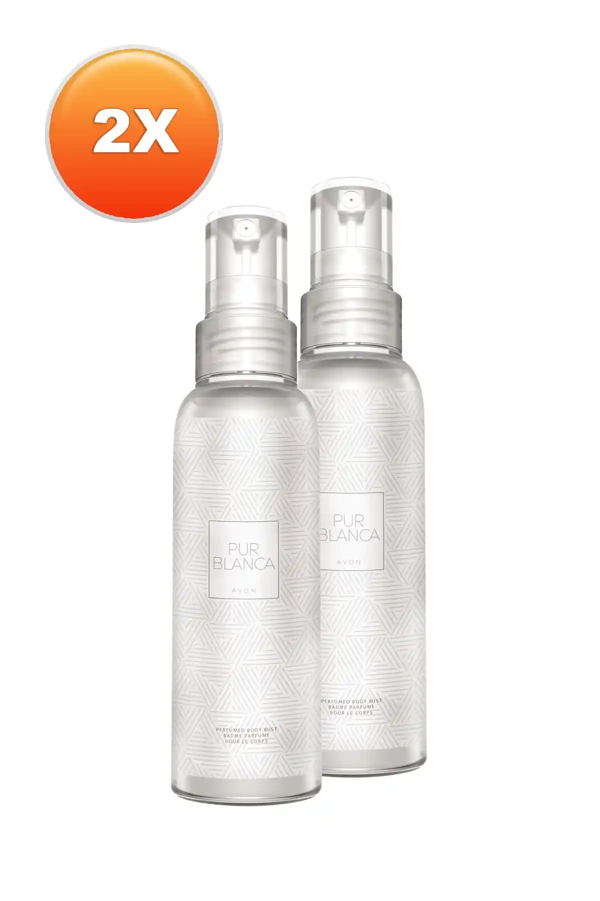 Avon Pur Blanca Kadın Vücut Spreyi 100 ml İkili Set Ferah ve Kalıcı Kokusu ile Günlük Kullanım İçin