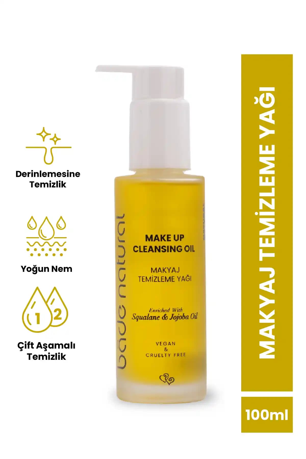 Bade Natural Makyaj Temizleme Yağı: Doğal ve Etkili Cilt Bakım Çözümü