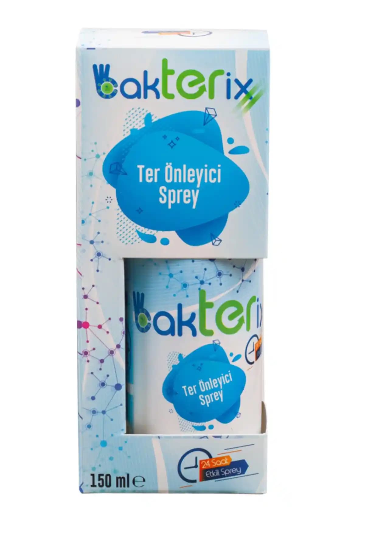 Bakterix Ter ve Koku Önleyici Sprey 150ml Güvenli ve Uzun Süreli Etki Sağlayan Çözüm