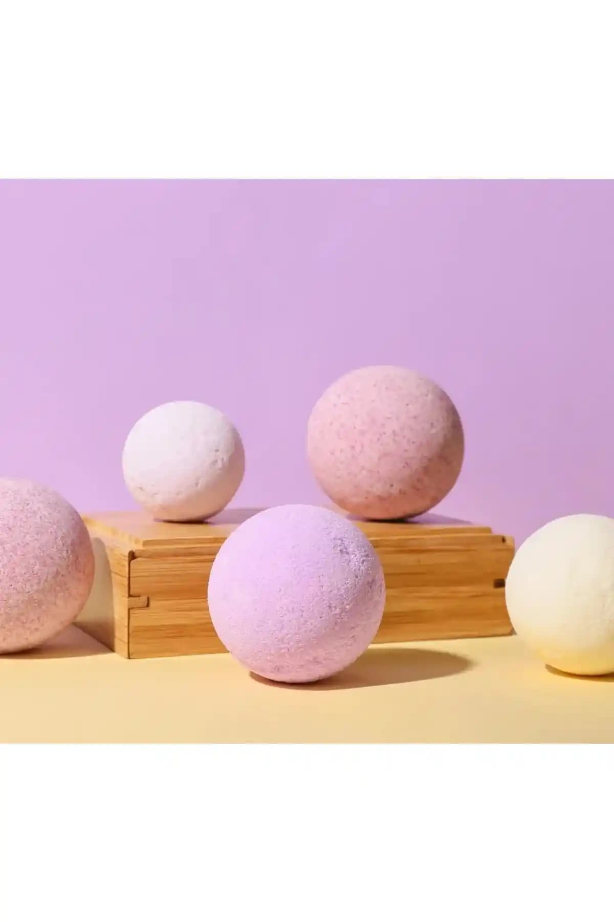 Bal Ağacı 3'lü Banyo Topu Seti Gül Lavanta Vanilya Rahatlatıcı ve Cilt Bakımına Uygun