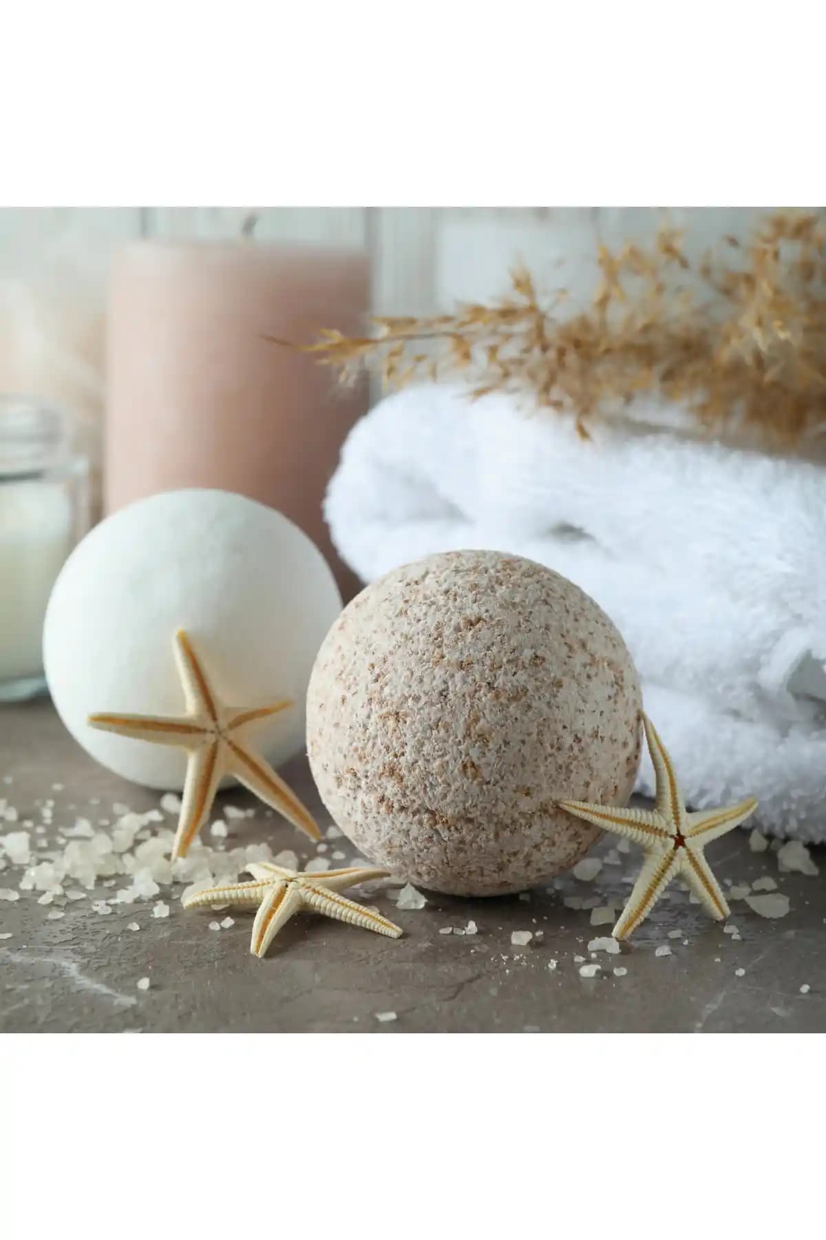 Bal Ağacı Amber ve Vanilya Kokulu Küvet ve Jakuzi Köpüğü Topları ile Evde Lüks Spa Deneyimi