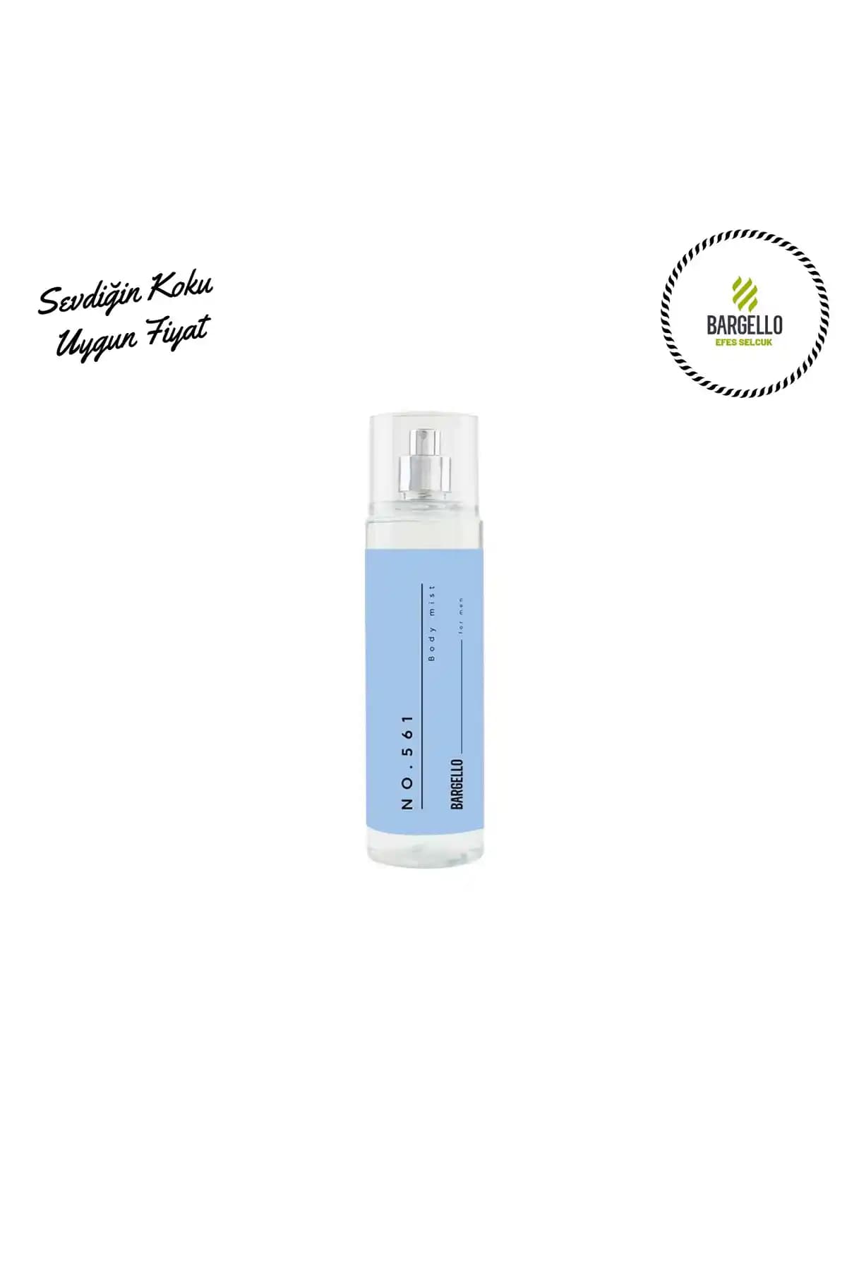 Bargello No:561 Erkek Body Mist Günlük Kullanım İçin Ferah ve Kalıcı Koku Sunar