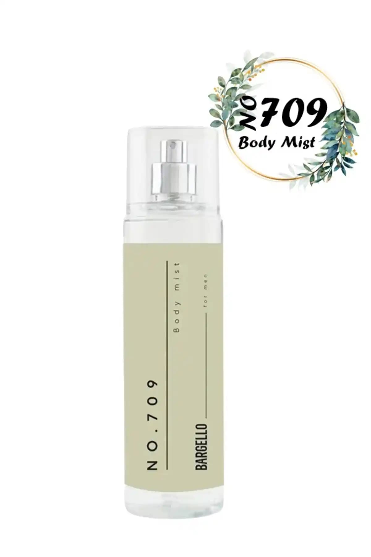 Bargello NO 709 Erkek Body Misk Vücut Spreyi Odunsu ve Kalıcı Koku ile Günlük Kullanım İçin Uygun