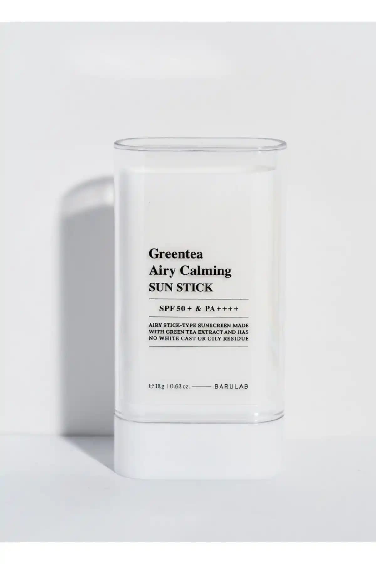 Barulab Greentea Airy Calming Sun Stick SPF50 PA Güçlü Koruma ve Doğal Konfor Sağlar