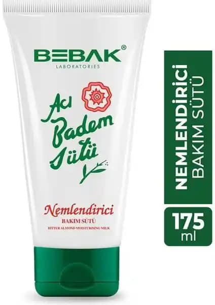 Bebak Acı Badem Nemlendirici Bakım Sütü: Doğal İçeriklerle Kuru ve Hassas Ciltler İçin Güçlü Nemlendirme Çözümü