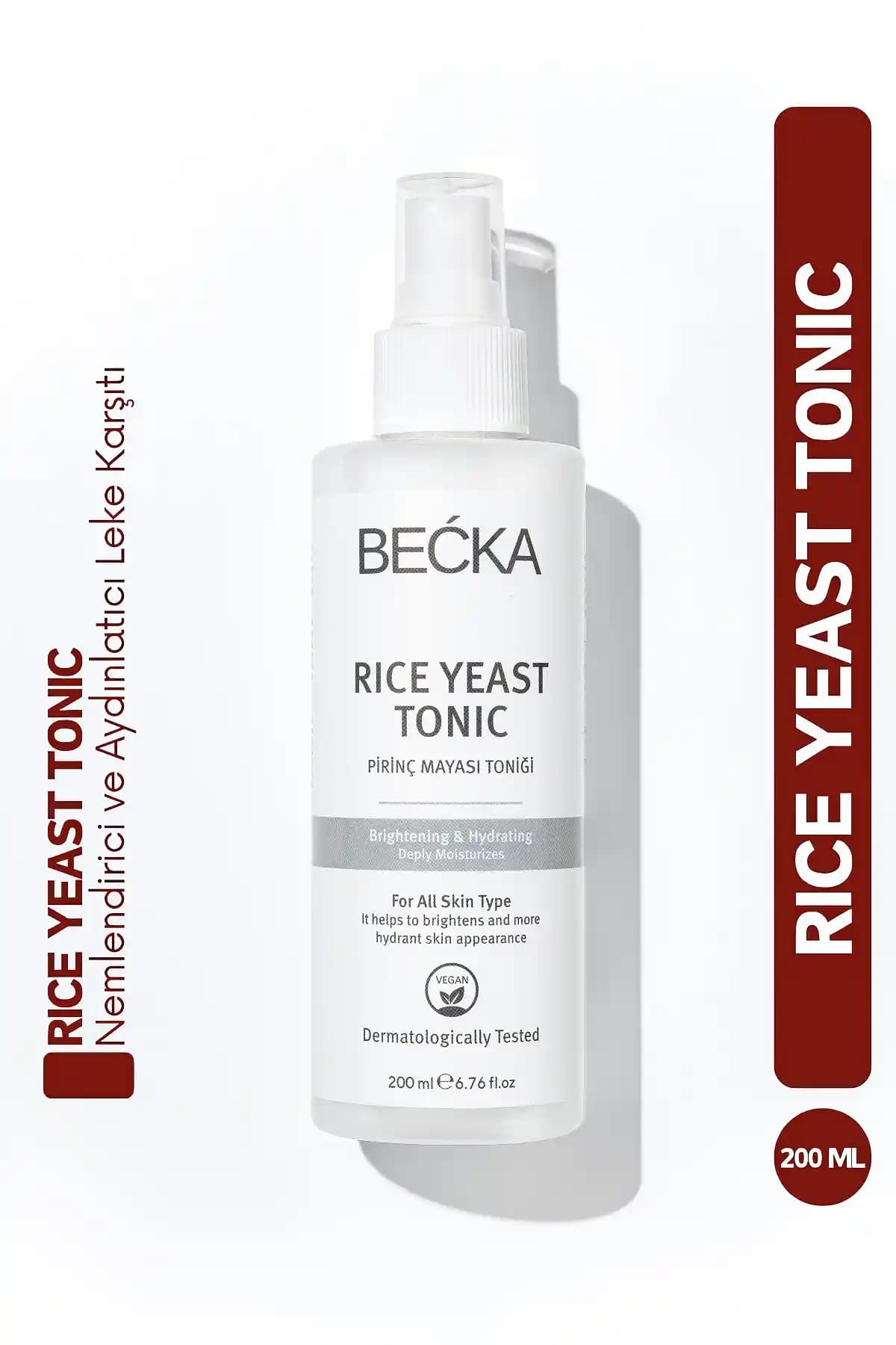 BEÇKA Rice Yeast Tonic: Doğal ve Etkili Leke Karşıtı Cilt Bakım Ürünü