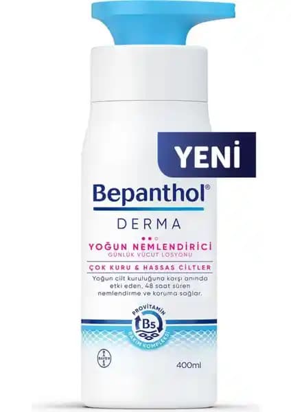 Bepanthol Derma Yoğun Nemlendirici Losyon: Kuru ve Hassas Ciltler İçin Güçlü Bakım Çözümü