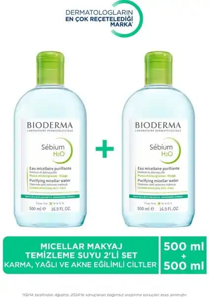 Bioderma Sebium H2O Mikellar Temizleme Suyu Karma ve Yağlı Ciltler İçin Uygun Çözüm