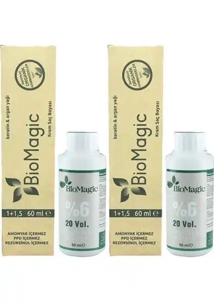 BioMagic Organik Amonyaksız Kakao Renkli Saç Boyası Doğal ve Sağlıklı Saç Bakımı İçin